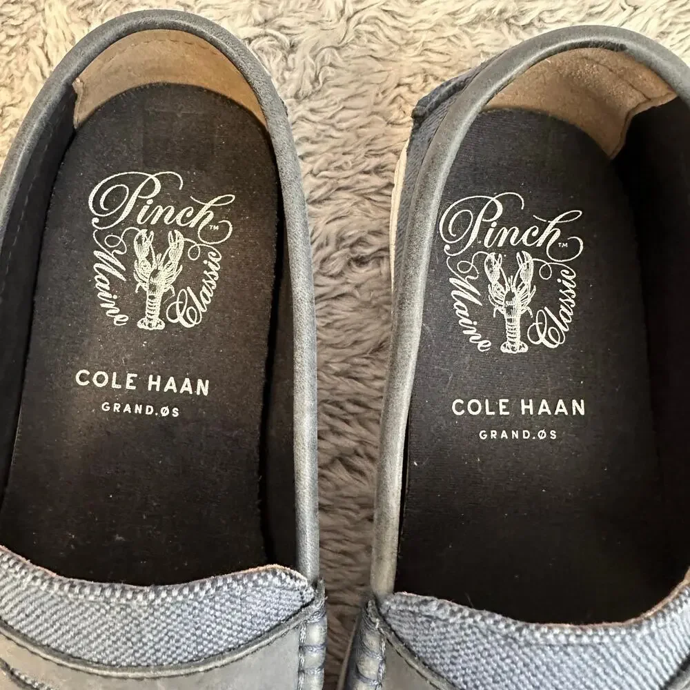 Cole Haan Pinch Weekender Loafers Navy Blue Men's 8.5M Casual Comfort Everyday